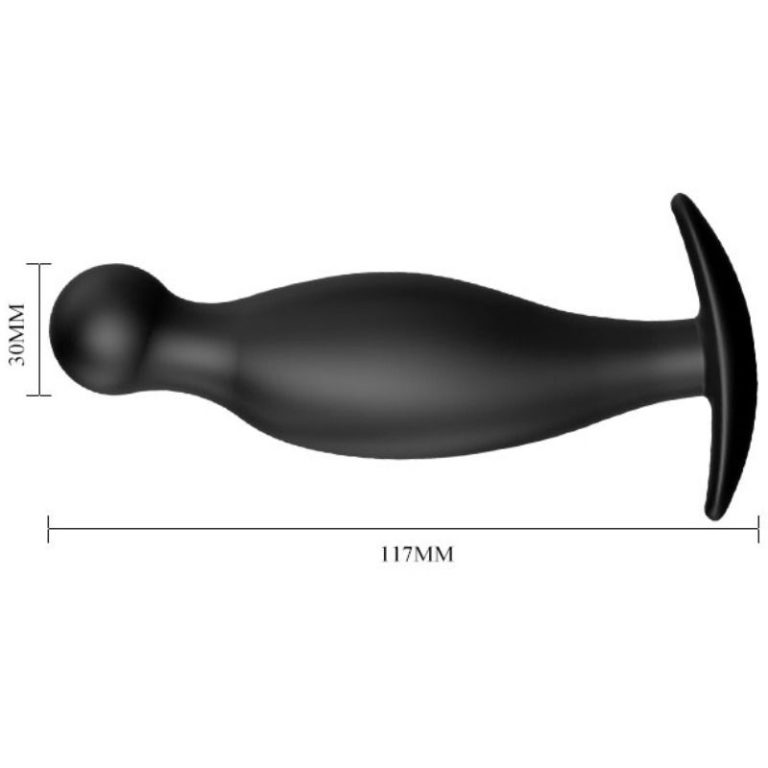 pretty-love-plug-anal-silicona-11.7-cm-negro-3
