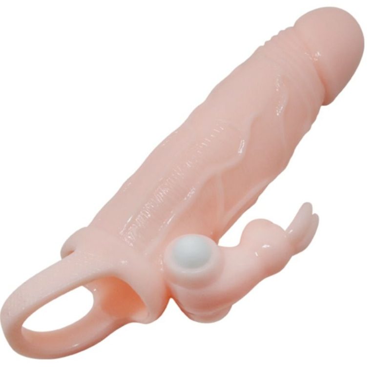 brave-man-funda-pene-con-rabbit-vibrador-16.5-cm-natural-3