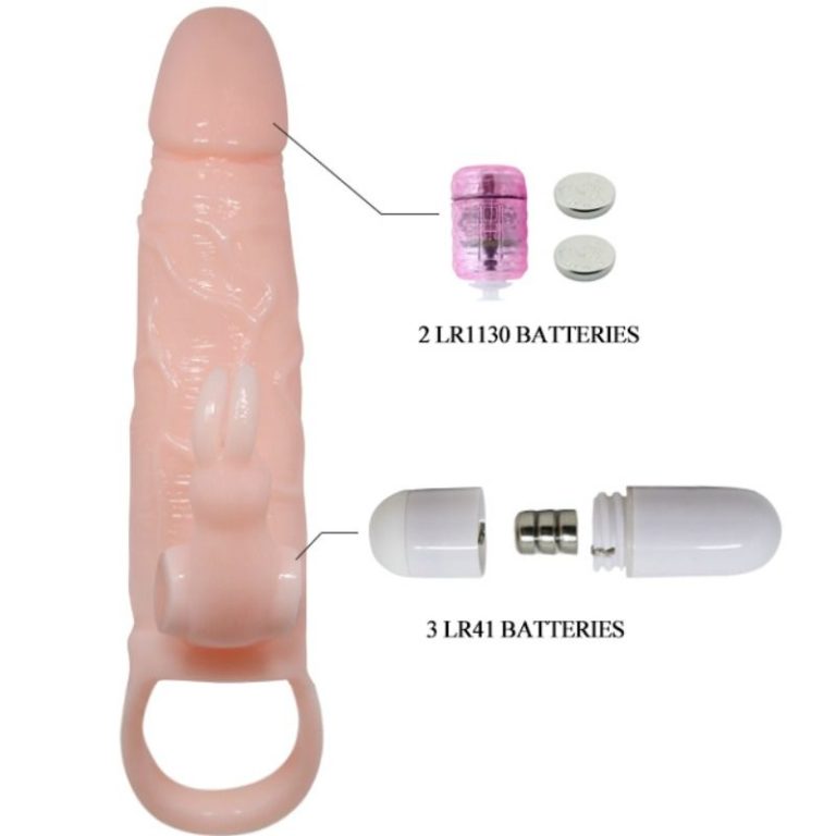 brave-man-funda-pene-con-rabbit-vibrador-16.5-cm-natural-6