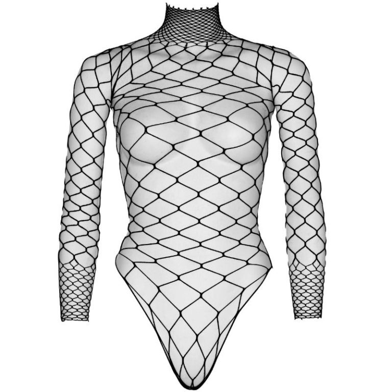 leg-avenue-teddy-cuerpo-de-red-manga-larga-negro-s/m-2
