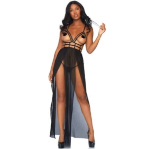 leg-avenue-vestido-con-busto-de-tirantes-s/m-0