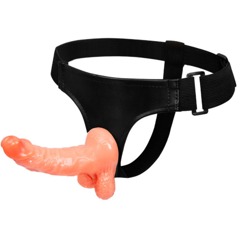 arnes-con-pene-realistico-y-braguita-ajustable-ultra-passionate-15.5cm-0
