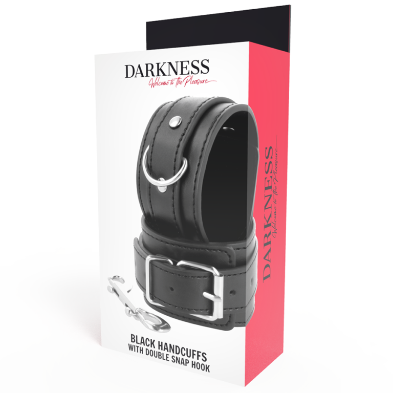 darkness--esposas-ajustables-negro-con-doble-cinta-refuerzo-2