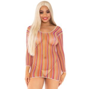leg-avenue-vestido-corto-multicolor-talla-unica-0