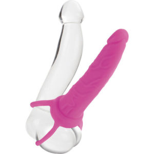 calex-dual-penetrator-dildo-con-arnes-rosa-0