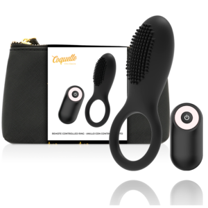 coquette-anillo-vibrador-control-remoto-recargable-negro-/-gold-0