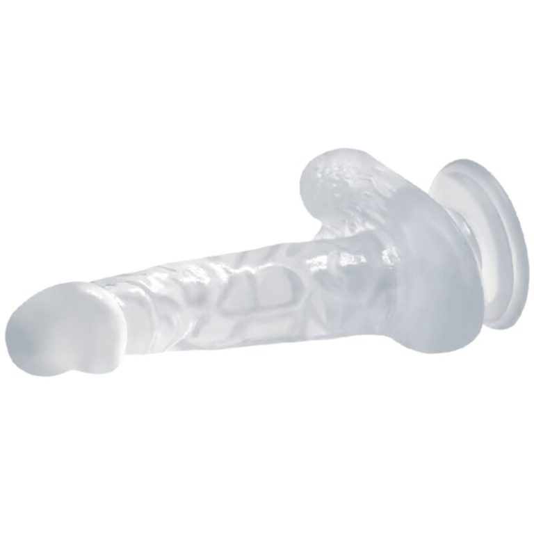 baile-dildo-realistico-con-ventosa-y-testiculos-16.7-cm-transparente-2