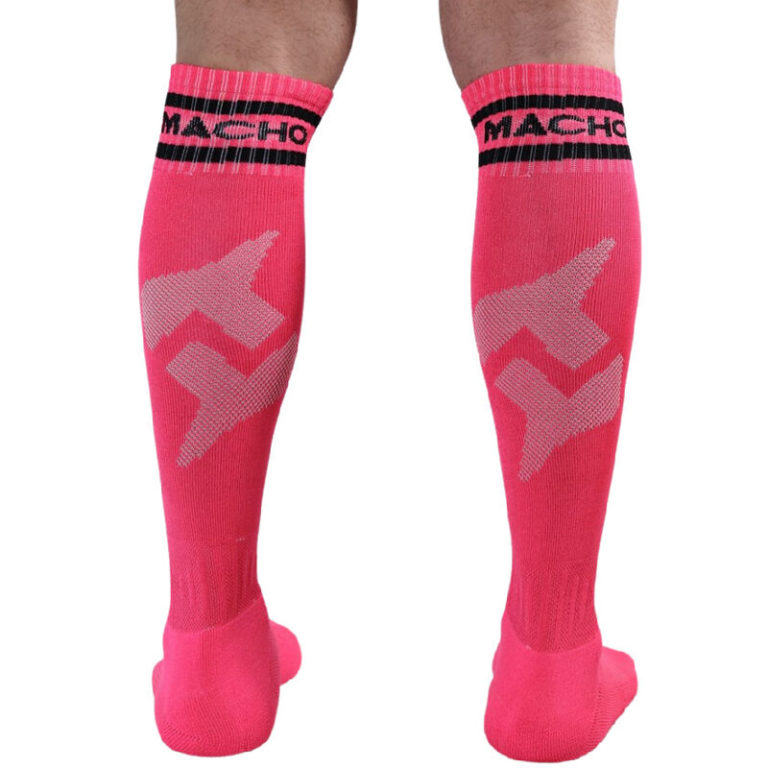 macho-calcetines-largos-talla-unica-rosa-2