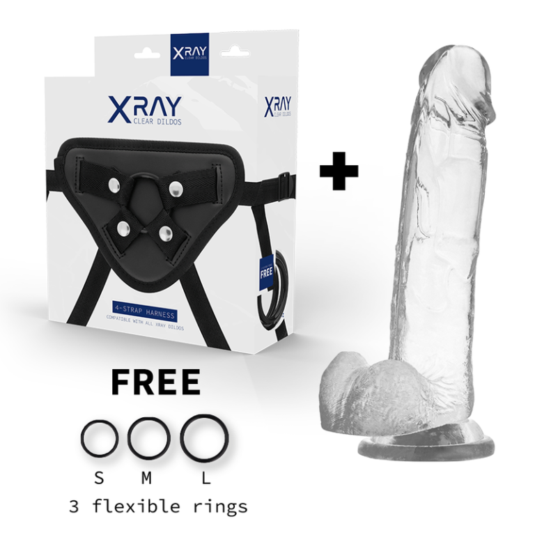xray-arn?s-+-dildo-realista-transparente-22cm-x-4.6cm-1