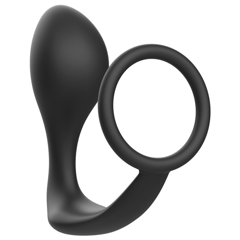 addicted-toys--plug-anal-con-anillo-silicona-negro-1