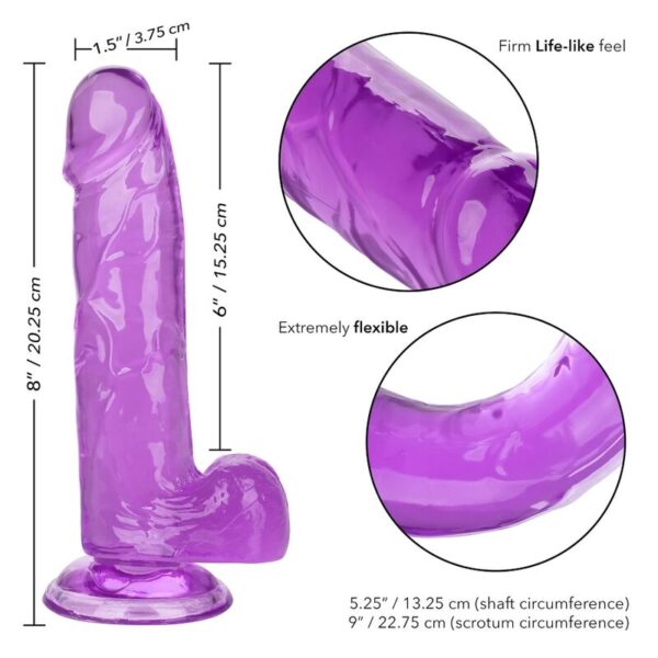calexotics---size-queen-dildo-lila-15.3-cm-5