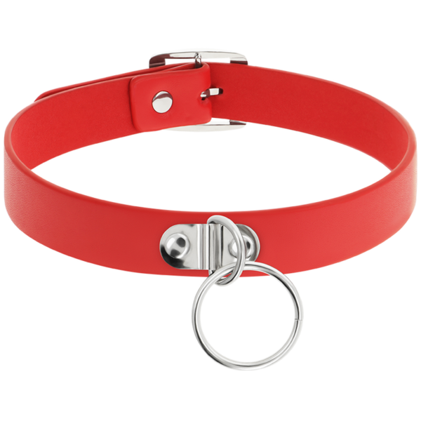 coquette-chic-desire---collar-cuero-vegano-rojo-accesorio-woman-fetish-2