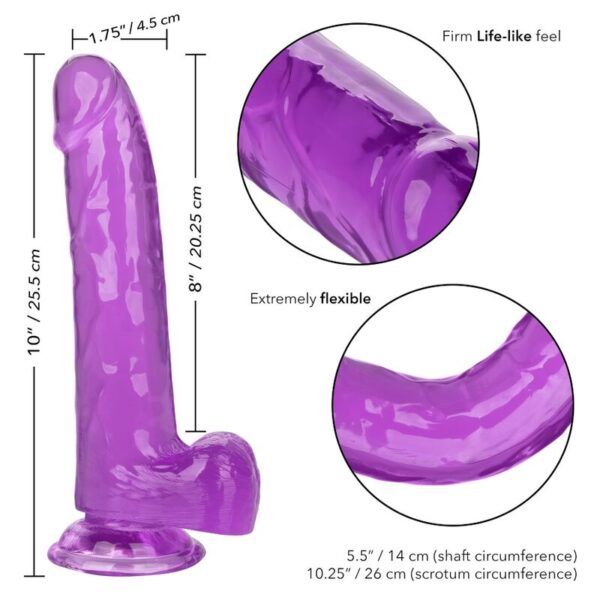 calexotics---size-queen-dildo-lila-20.3-cm-4