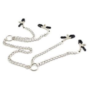 ohmama-fetish---4-pinzas-pezones-con-cadenas-0