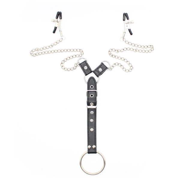 ohmama-fetish---pinzas-pezones-con-cadenas-y-anillo-pene-7