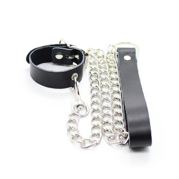 ohmama-fetish---collar-para-pene-y-correa-piel-con-cadena-metalica-3