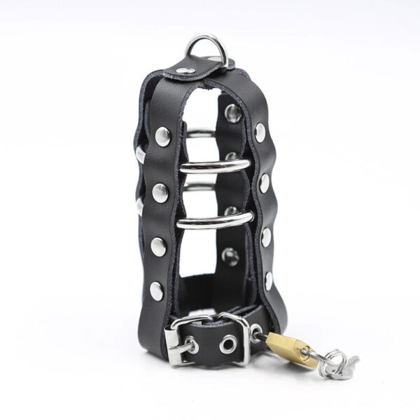 ohmama-fetish---funda-piel-con-anillas-metalicas-y-candado-3