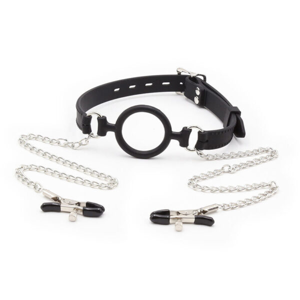 ohmama-fetish---mordaza-de-anilla-con-cadenas-y-pinzas-pezones-1