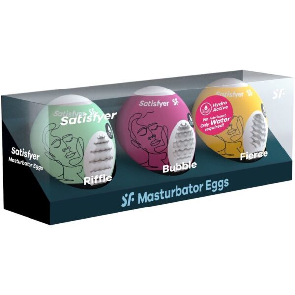 satisfyer---3-huevos-masturbadores-riffle,-bubble-&-fierce-1