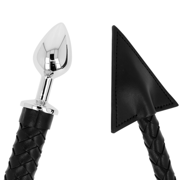 ohmama-fetish---cola-de-diablo-plug-anal-cuero-y-metal-7-cm-1