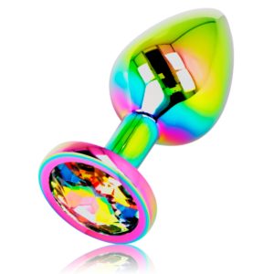 ohmama---plug-anal-circulo-iridiscente---talla-l-0