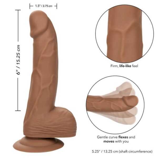 calexotics---silicone-studs-15.24-cm-brown-1