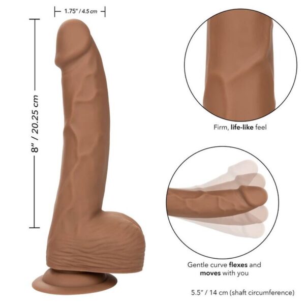calexotics---silicone-studs-20.32-cm-brown-1