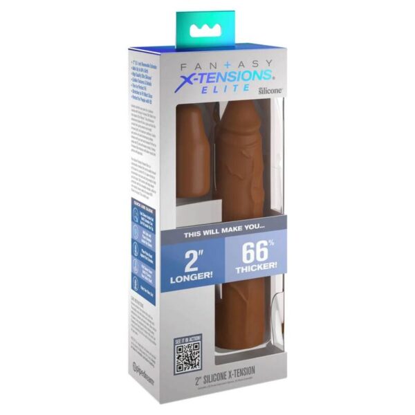 fantasy-x--tensions---pipedreams-sleeve-20,32-cm-+-5,00-cm-inch-plug-caramel-2