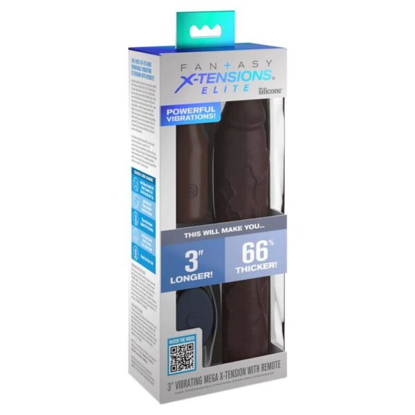 fantasy-x--tensions---pipedreams-sleeve-22,86-cm-+-7,62-cm-plug-remote-brown-1