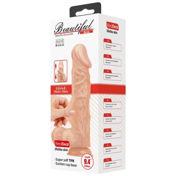 baile---beautiful-encounter-buraq-dildo-realistico-flexible-24-cm-natural-6