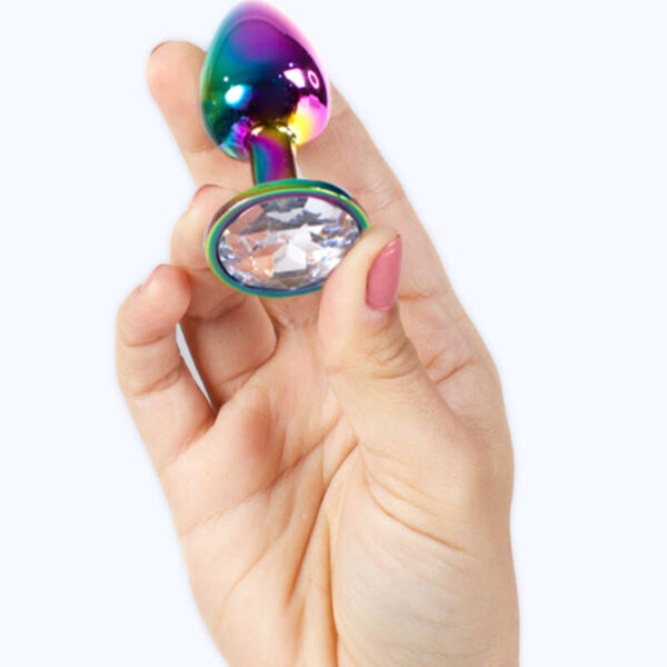 secretplay---metal-butt-plug-multicolor-talla-s-7-cm-2