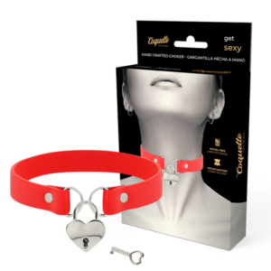 coquette-chic-desire---collar-cuero-vegano-rojo-accesorio-corazÓn-con-llave-0