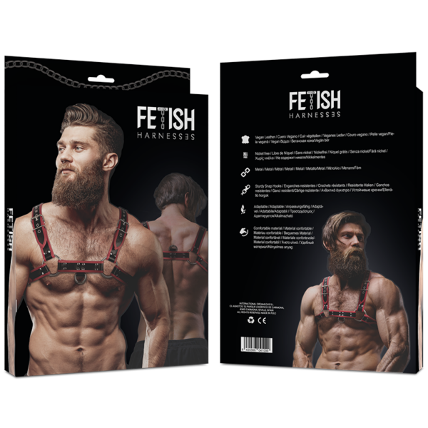 fetish-submissive-attitude---arnÉs-ecopiel-pecho-hombre-negro/rojo-1