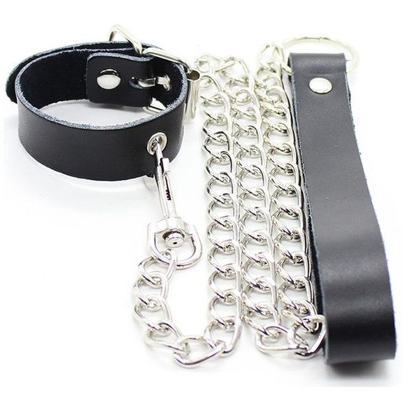 ohmama-fetish---collar-para-pene-y-correa-piel-con-cadena-metalica-0