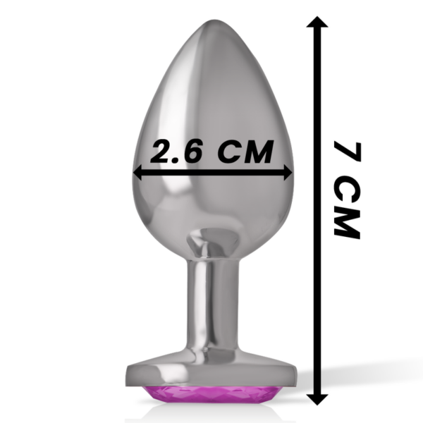 intense---plug-anal-metal-aluminio-corazÓn-rosa-talla-s-3