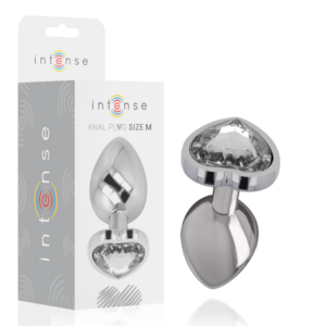 intense---plug-anal-metal-aluminio-corazÓn-blanco-talla-m-0