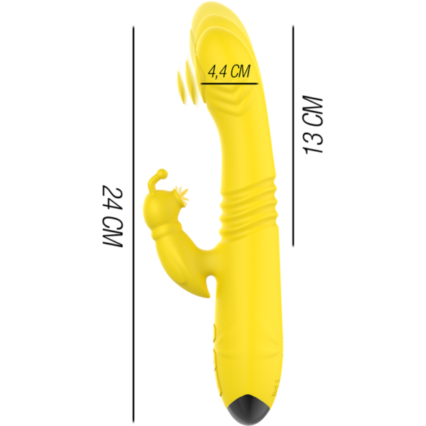 intense---toky-vibrador-multifunciÓn-recargable-up-&-down-con-estimulador-de-clitoris-amarillo-2