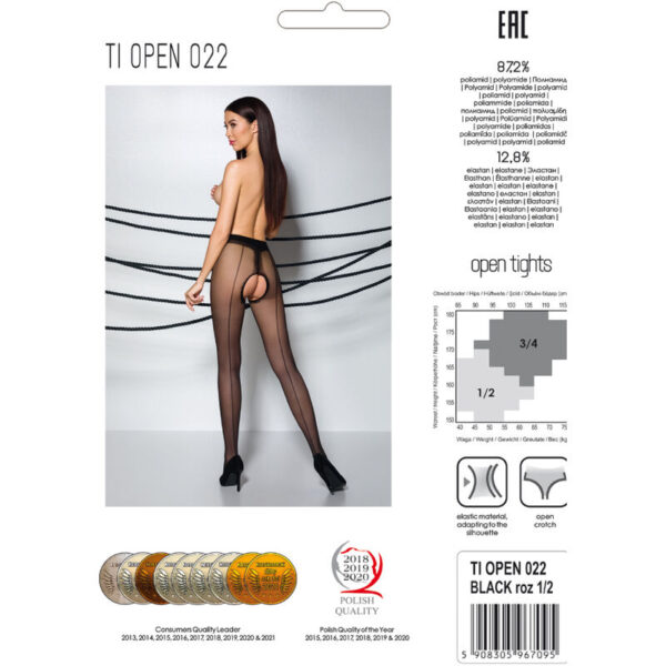 passion---tiopen-022-medias-negro-3/4-20-den-4