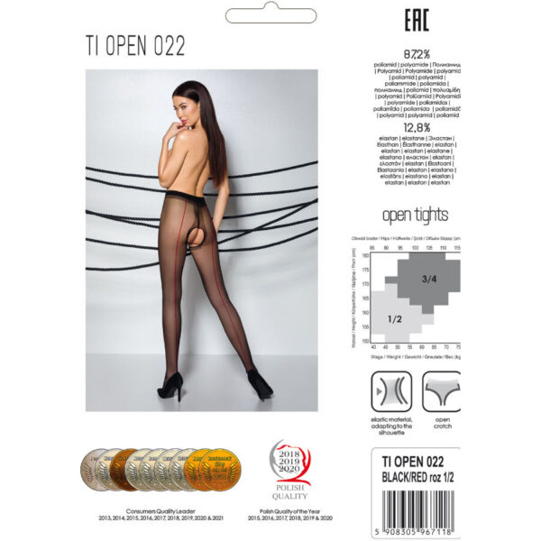passion---tiopen-022-medias-negro/rojo-3/4-20-den-4