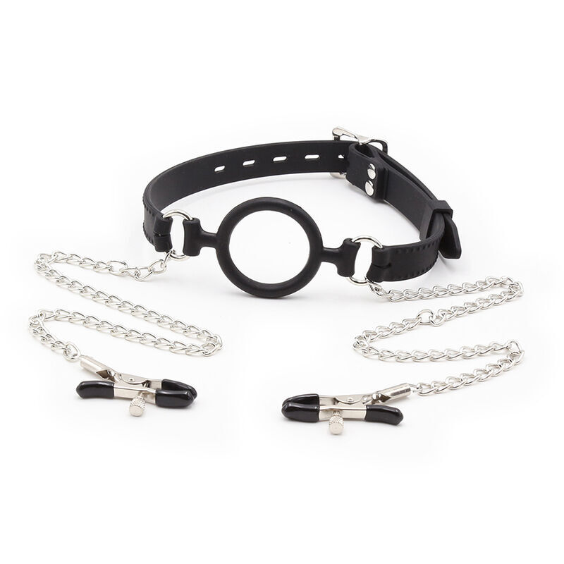 ohmama-fetish---mordaza-de-anilla-con-cadenas-y-pinzas-pezones-0