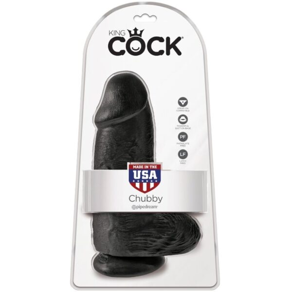king-cock---pene-realistico-chubby-23-cm-negro-5