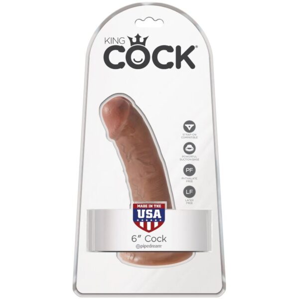 king-cock---pene-realistico-15-cm-caramelo-5