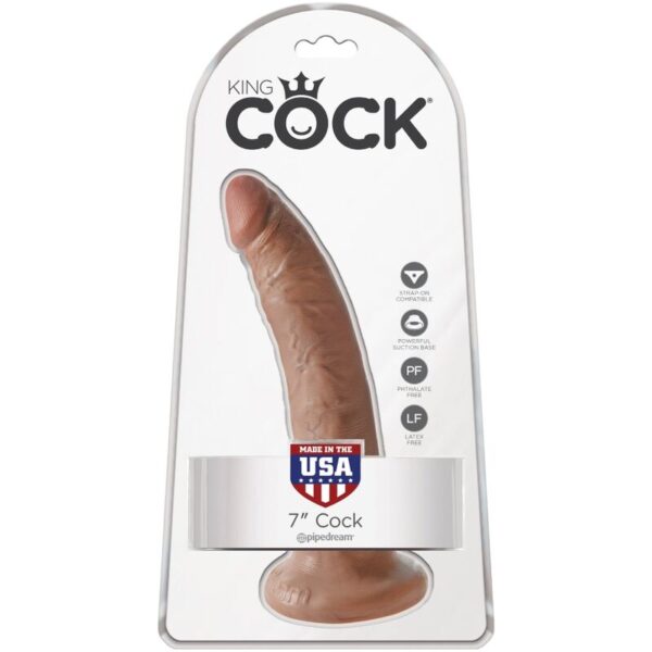 king-cock---pene-realistico-17.5-cm-caramelo-4