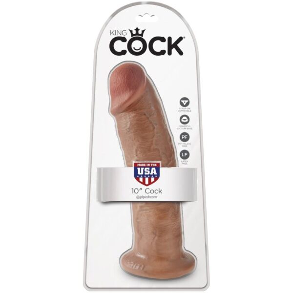 king-cock---pene-realistico-24-cm-caramelo-5
