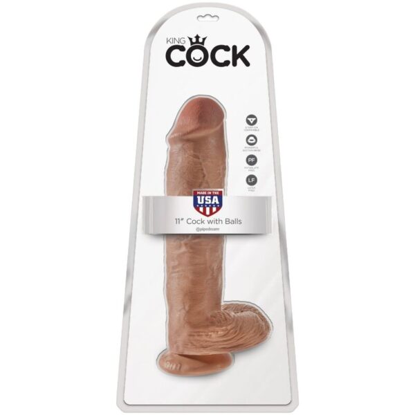 king-cock---pene-realistico-con-testiculos-22.6-cm-caramelo-5