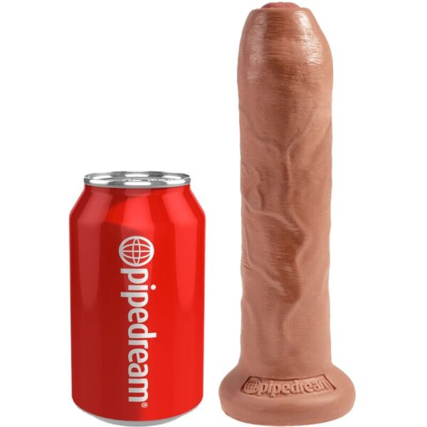 king-cock---pene-realistico-con-prepucio-17.8-cm-caramelo-1