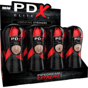 pdx-elite---set-masturbador-stroker-12-unidades:-6x-vagina,-3x-ano,-3x-boca-0