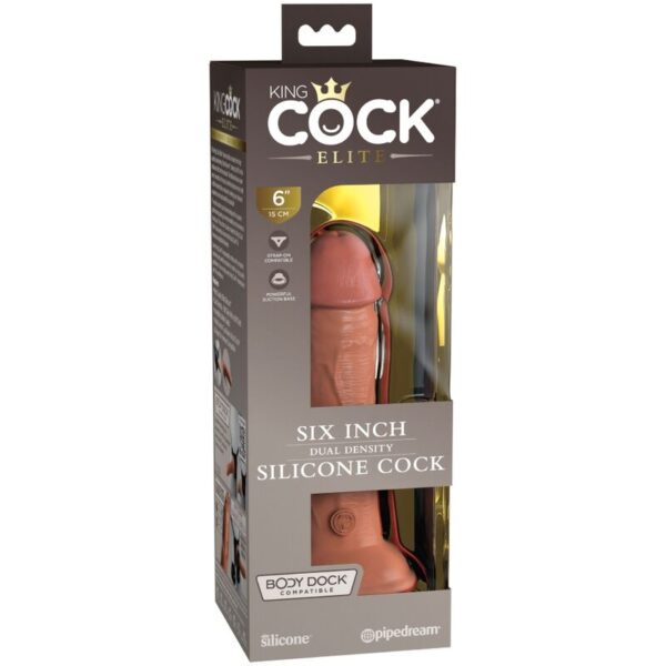 king-cock---elite-dildo-realistico-silicona-15.2-cm-caramelo-5
