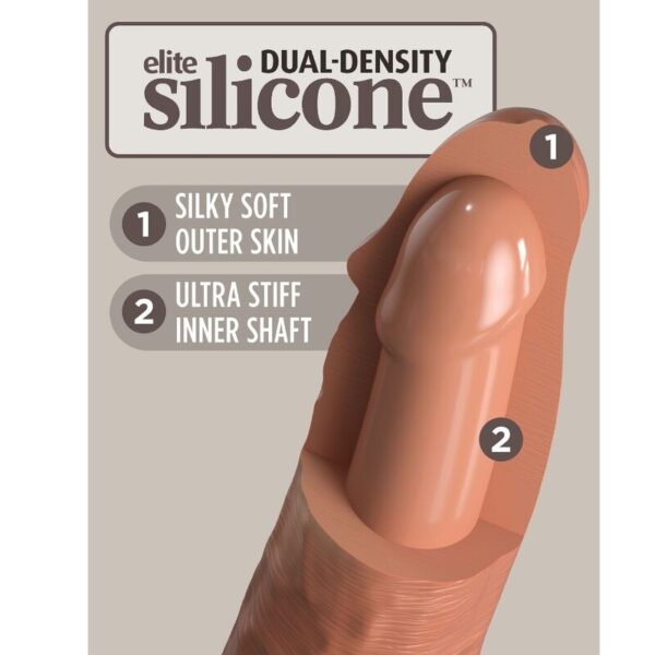 king-cock---elite-dildo-realistico-silicona-20.3-cm-caramelo-3