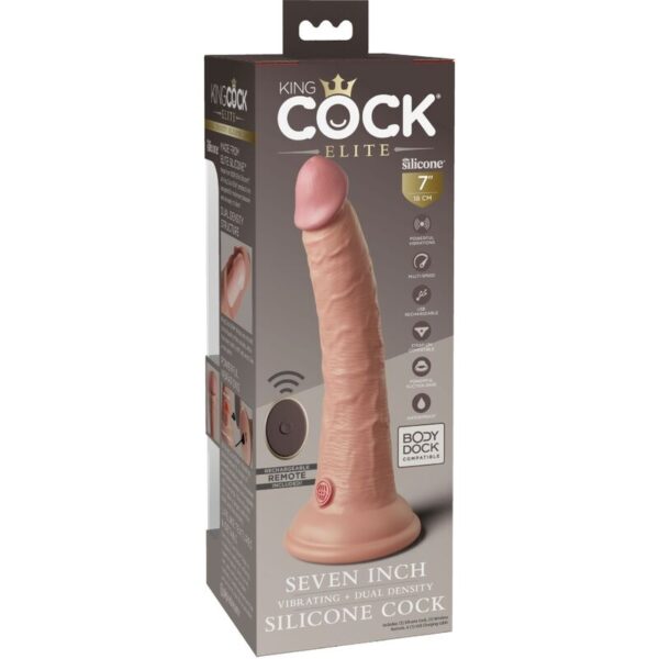 king-cock---elite-dildo-realistico-vibrador-&-silicona-control-remoto-17.8-cm-4